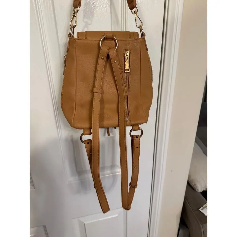 Sophiya NWOT Zoe Convertible Mini Backpack in Camel